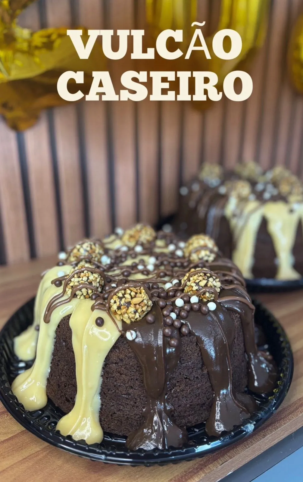 Kit Vulcão  Caseiro